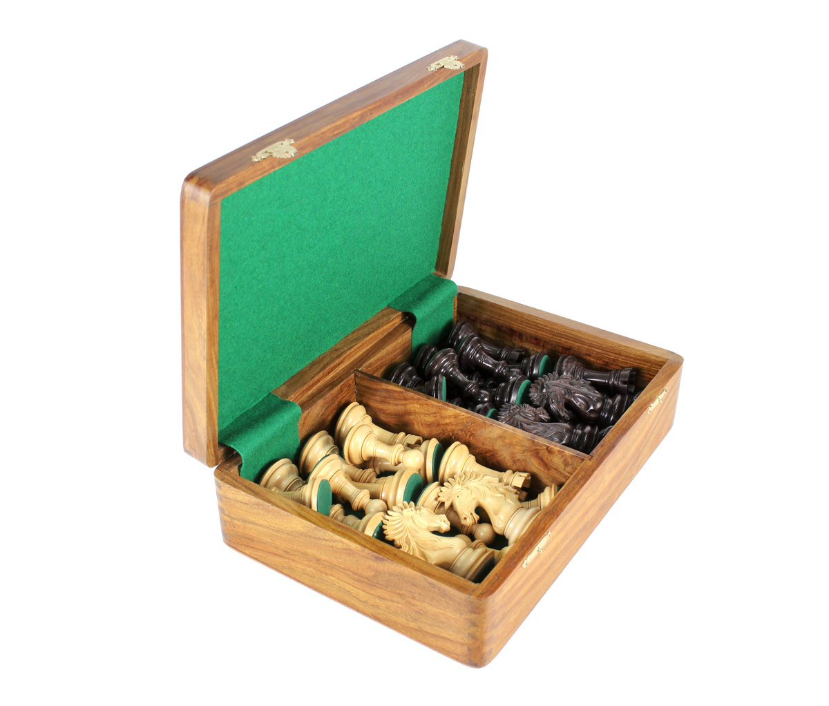 Free Wooden storage box provided with this chess set.